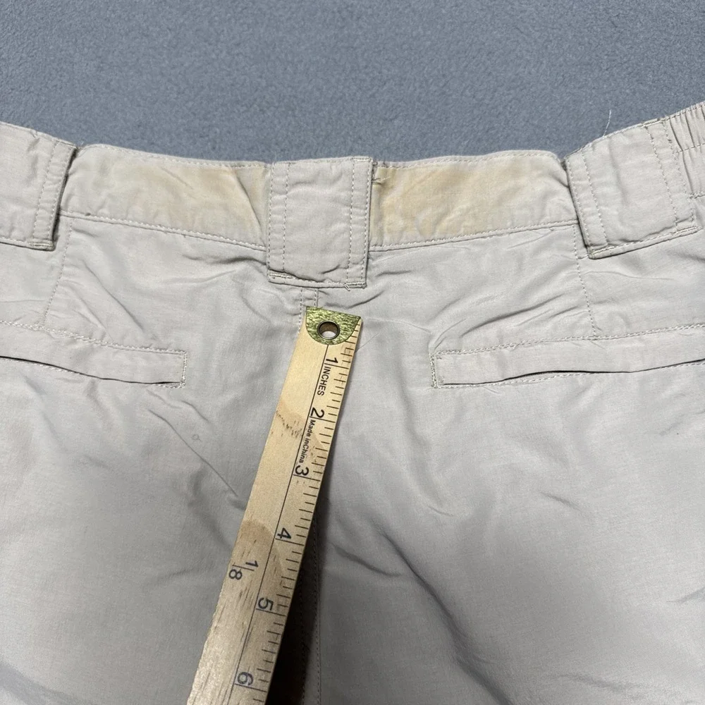 LL Bean‎ Cargo Convertible Pants Mens Sz Medium 30x29 Khaki Utility Work Neutral